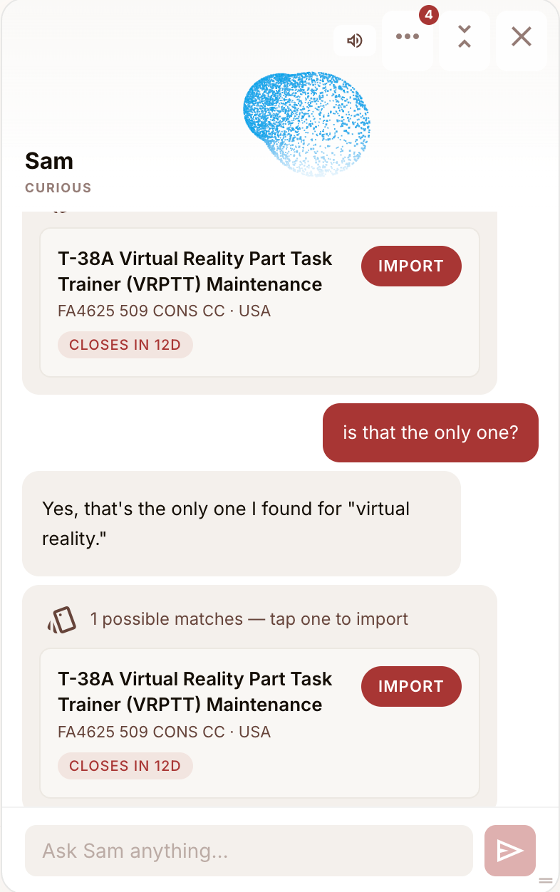 Your AI bid partner, on every page